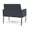 Lesro Mystic Lounge Reception Bariatric Chair, Bronze, RS NightSky Back, MD Farro Seat, RS NightSky Panels ML1401 - alternate 2